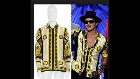 fake bruno mars versace shirt